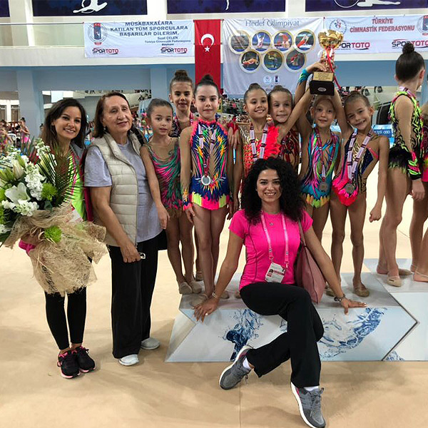 Türkiye Cimnastik Federasyonu 1. Liginde, Mersin'den 2.’lik